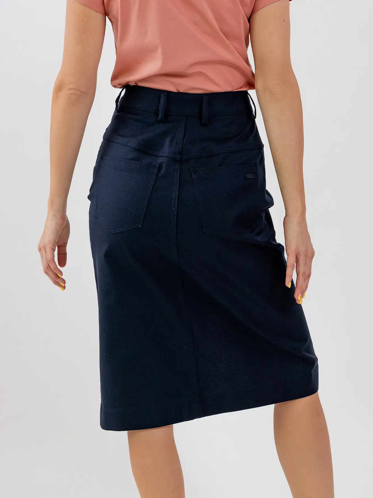 Damen Midi-Rock Be Lenka Essentials - Navy