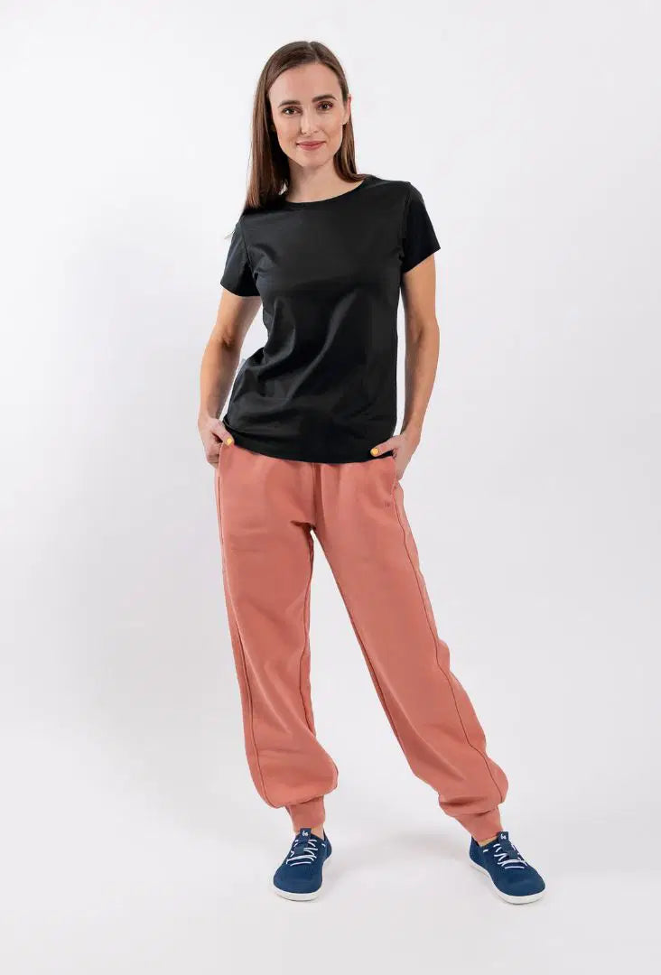 Damen Rundhals-T-Shirt Be Lenka Essentials – Jet Black