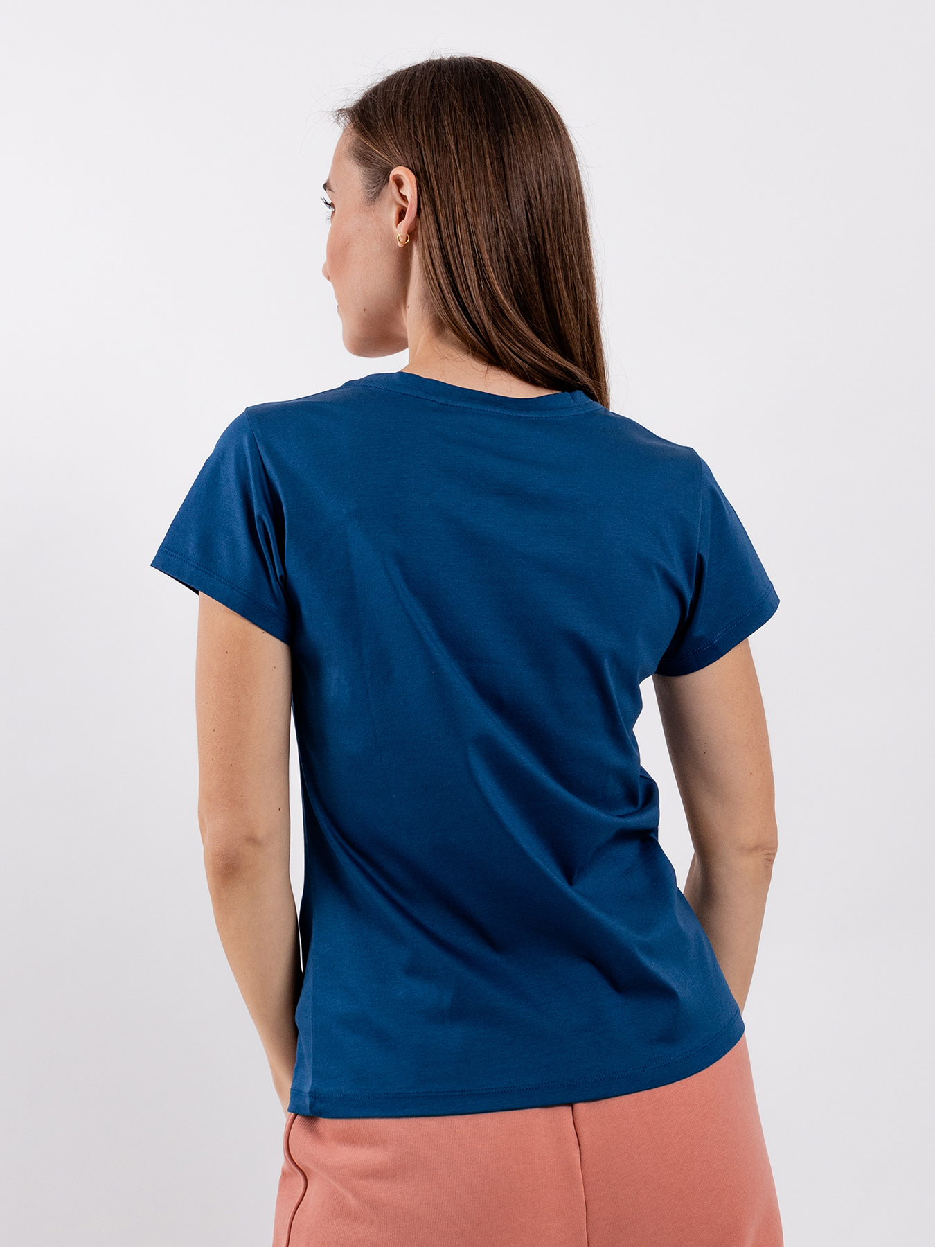 Damen T-Shirt mit Rundhalsausschnitt Be Lenka Essentials - Navy