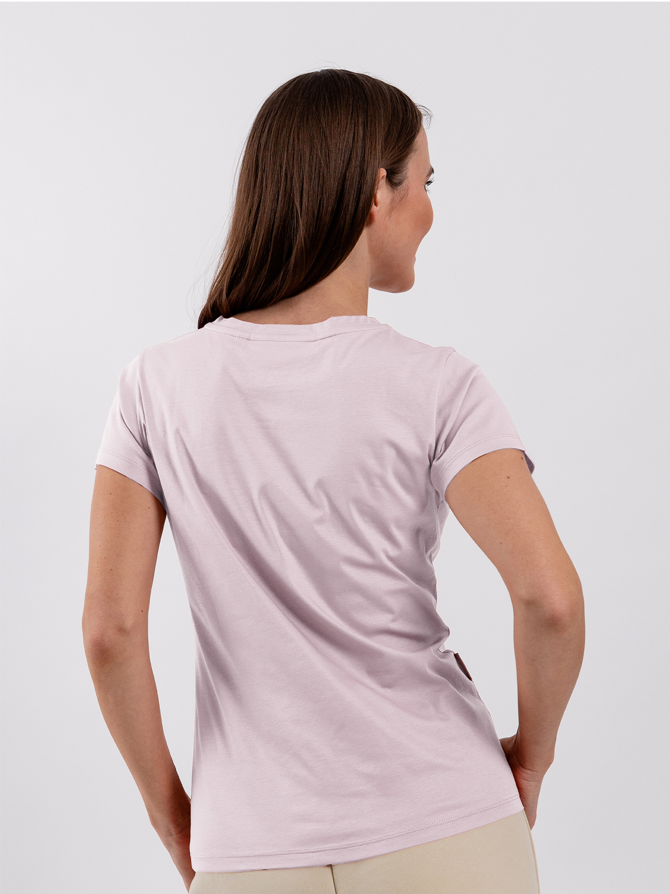 Damen Rundhals T-Shirt Be Lenka Essentials - Powder Pink