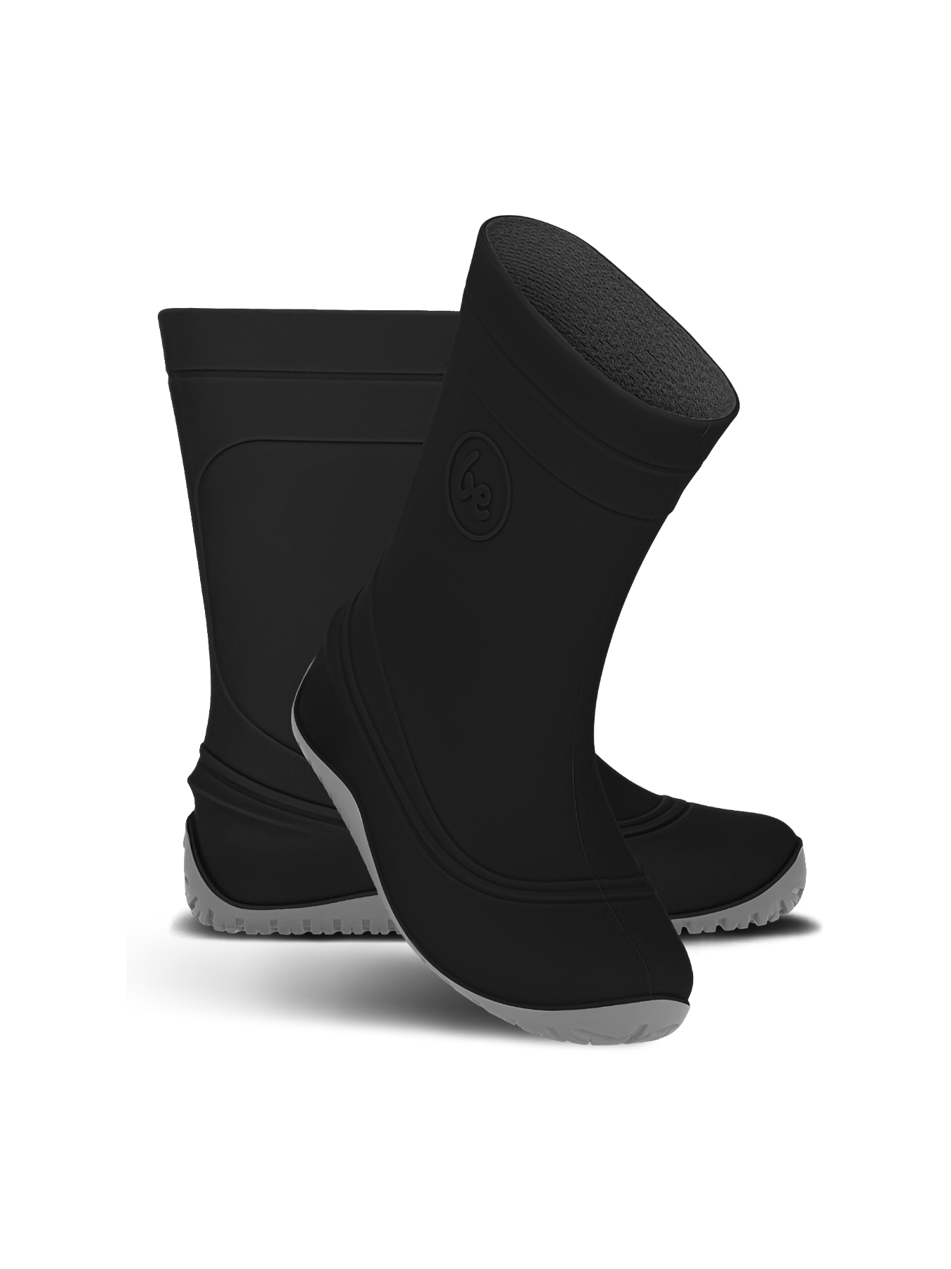 Kinder Barfuß-Regenstiefel Be Lenka Pudds - Schwarz