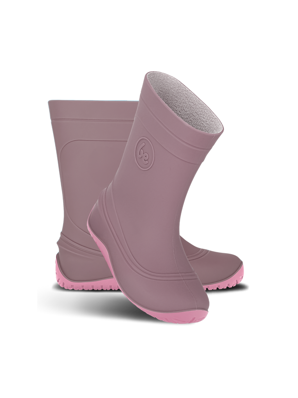 Kinder Barfuß-Regenstiefel Be Lenka Pudds - Misty Pink