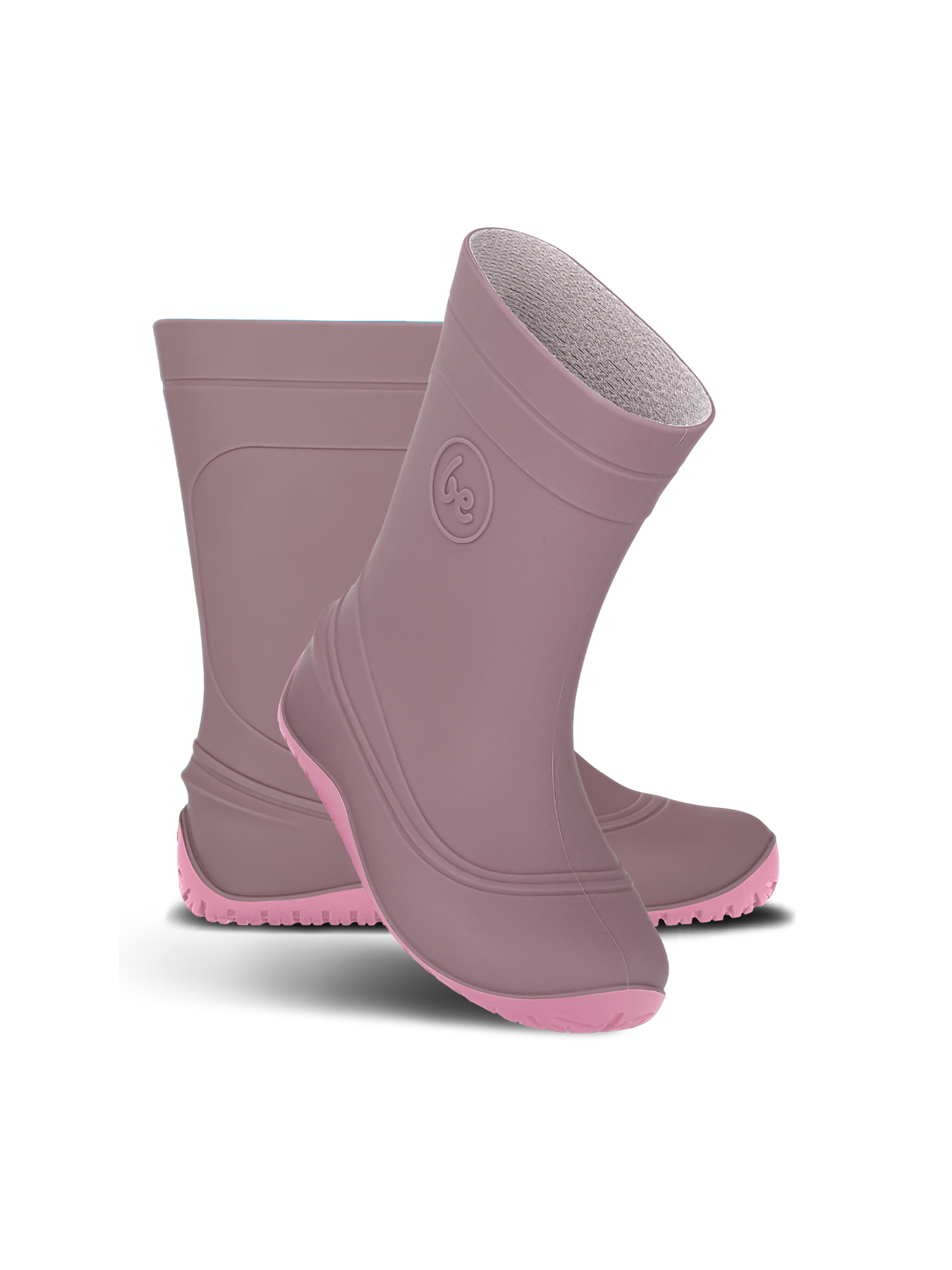 Kinder Barfuß-Regenstiefel Be Lenka Pudds - Misty Pink