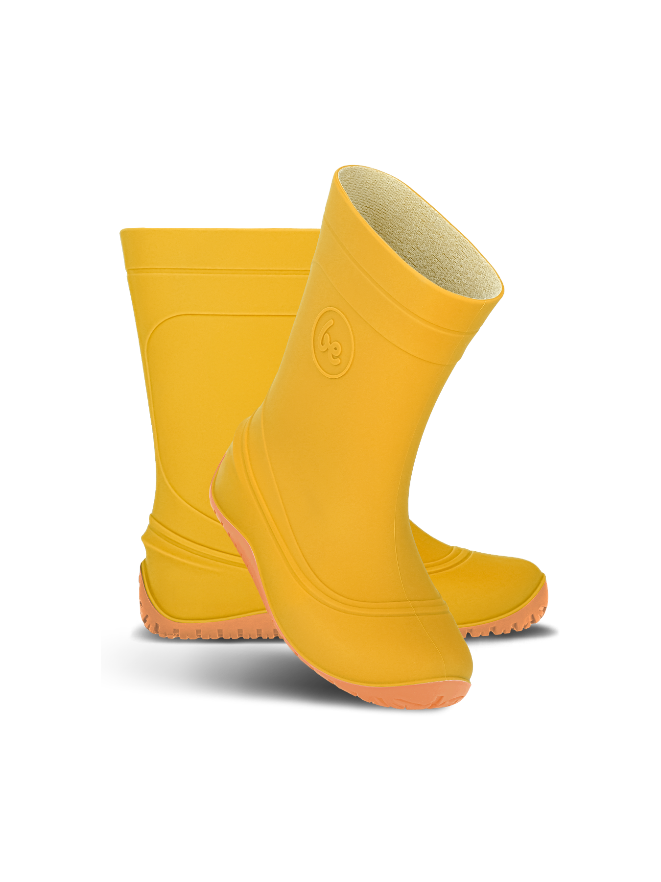 Kinder Barfuß-Gummistiefel Be Lenka Pudds - Gelb