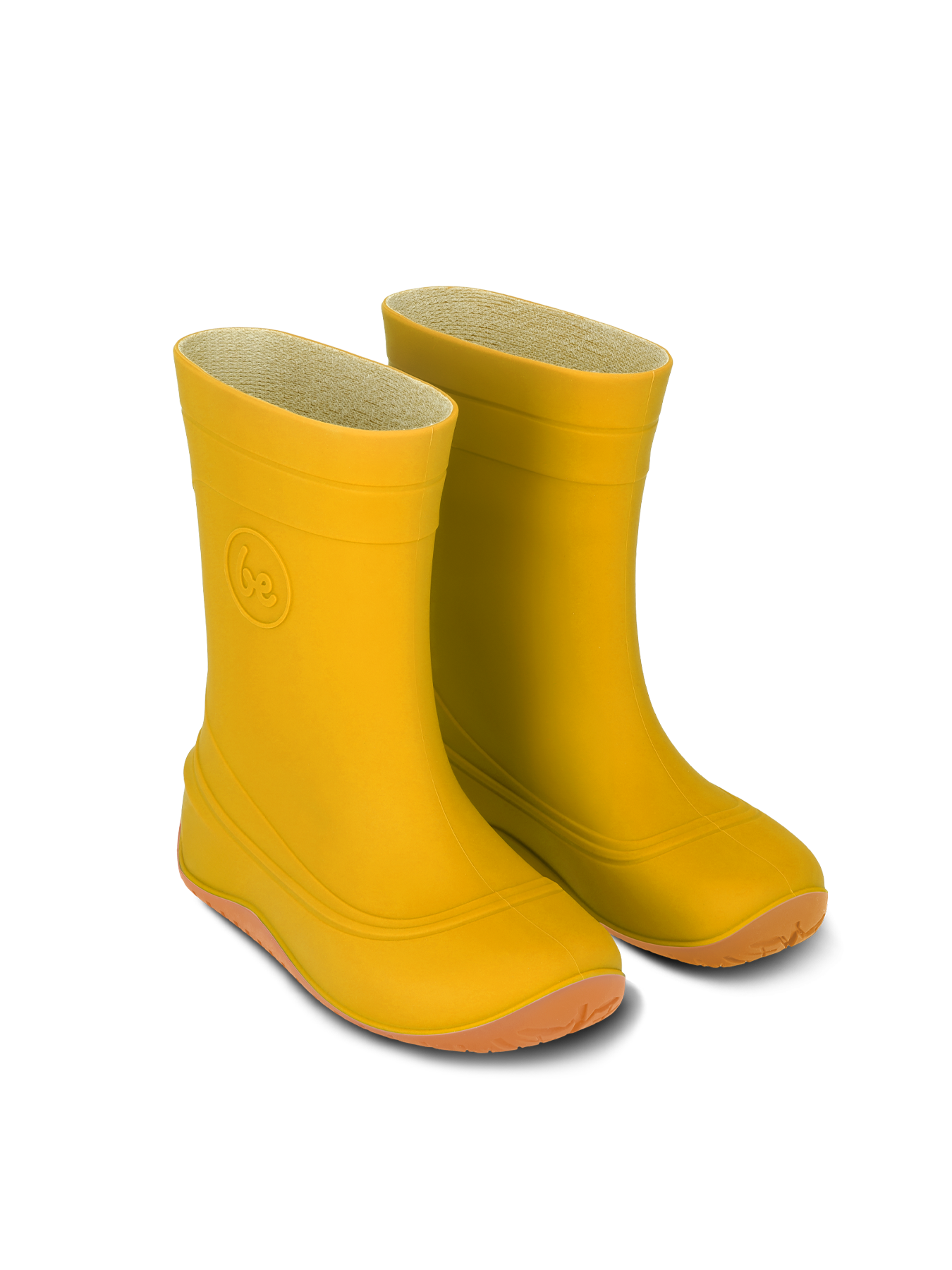 Kinder Barfuß-Gummistiefel Be Lenka Pudds - Gelb