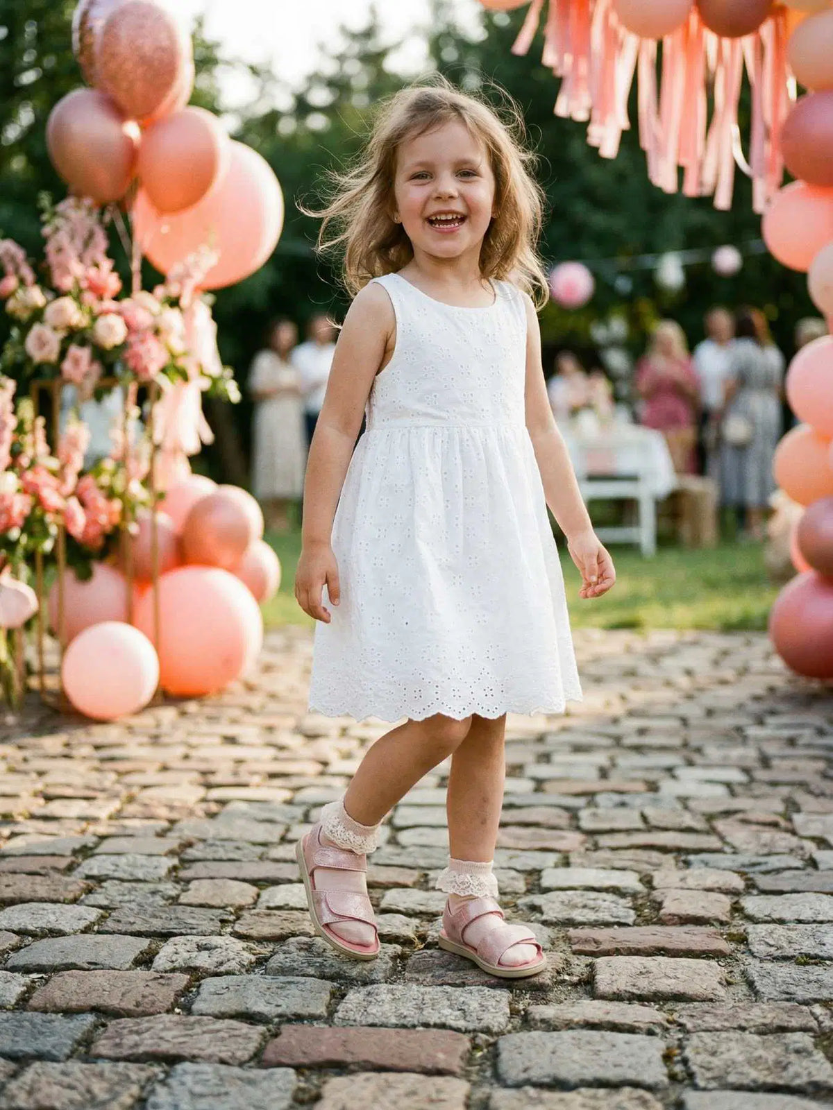 Kids barefoot sandals Be Lenka Miami Kids - Coral Sparkle