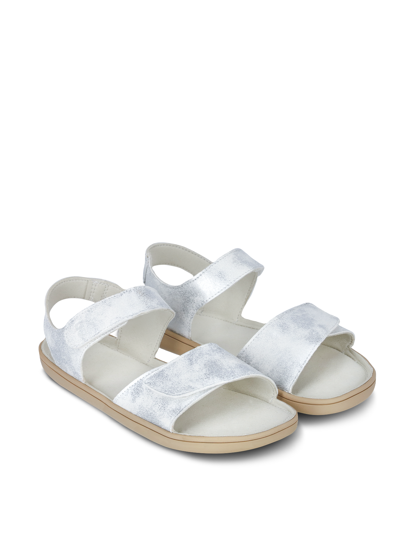 Kinder Barfußsandalen Be Lenka Miami Junior - Off-White Sparkle