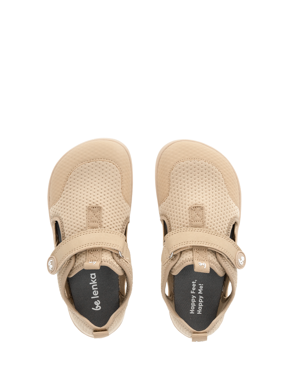 Barfußsandalen für Kinder Zest Kids - Beige