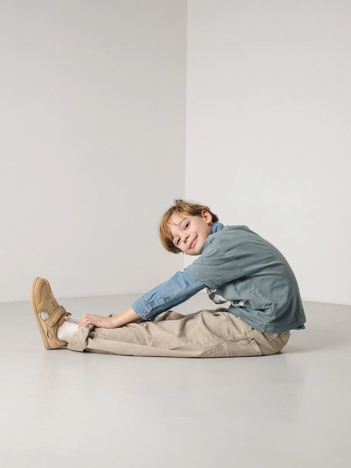 Barfußsandalen für Kinder Zest Kids - Beige