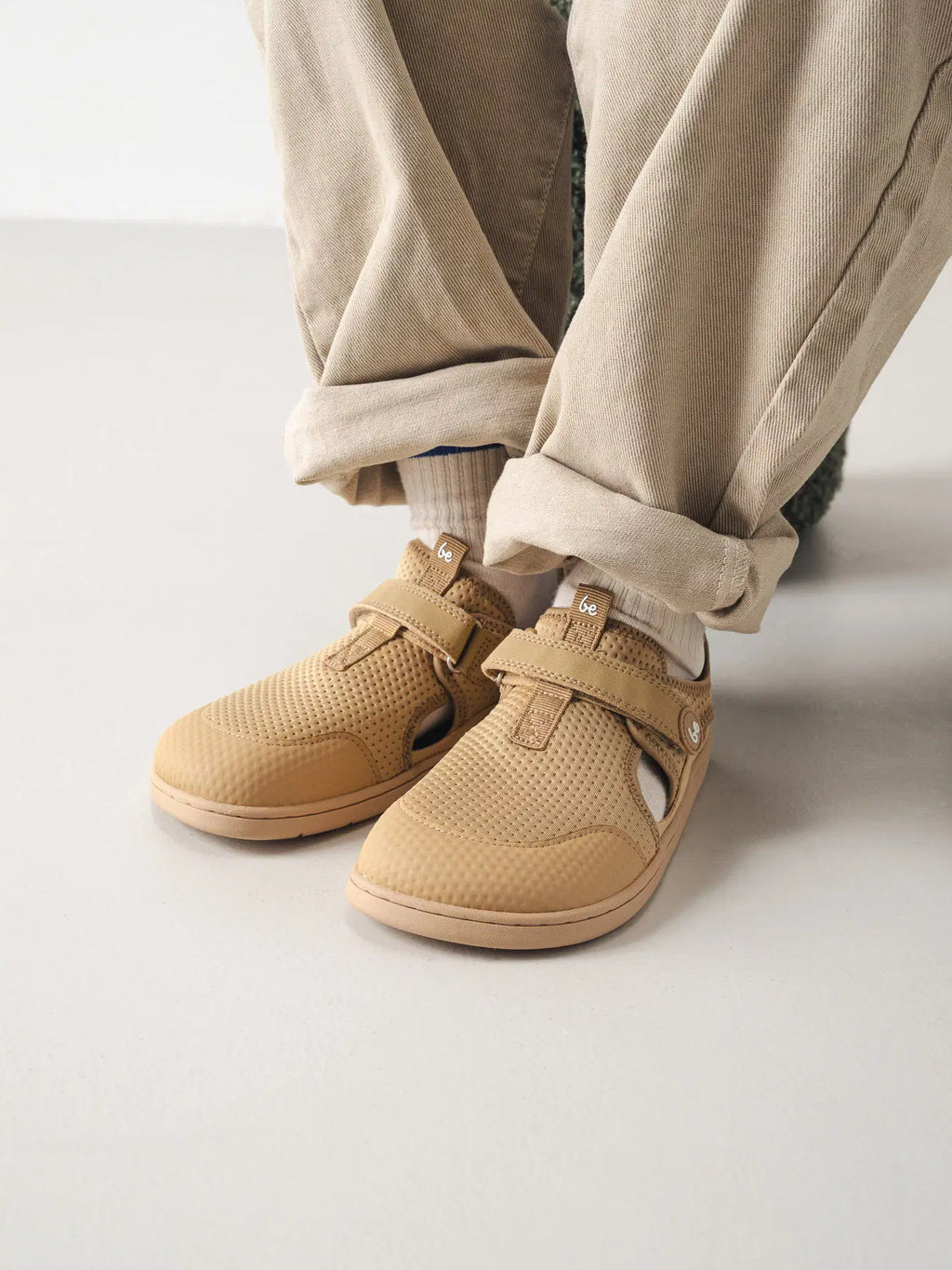 Barfußsandalen für Kinder Zest Kids - Beige