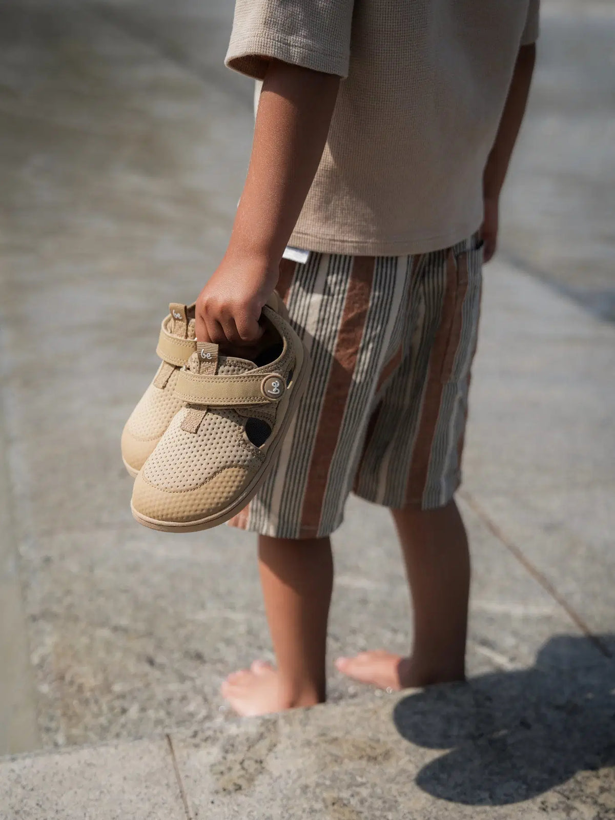 Kids barefoot sandals Zest Preschool - Beige