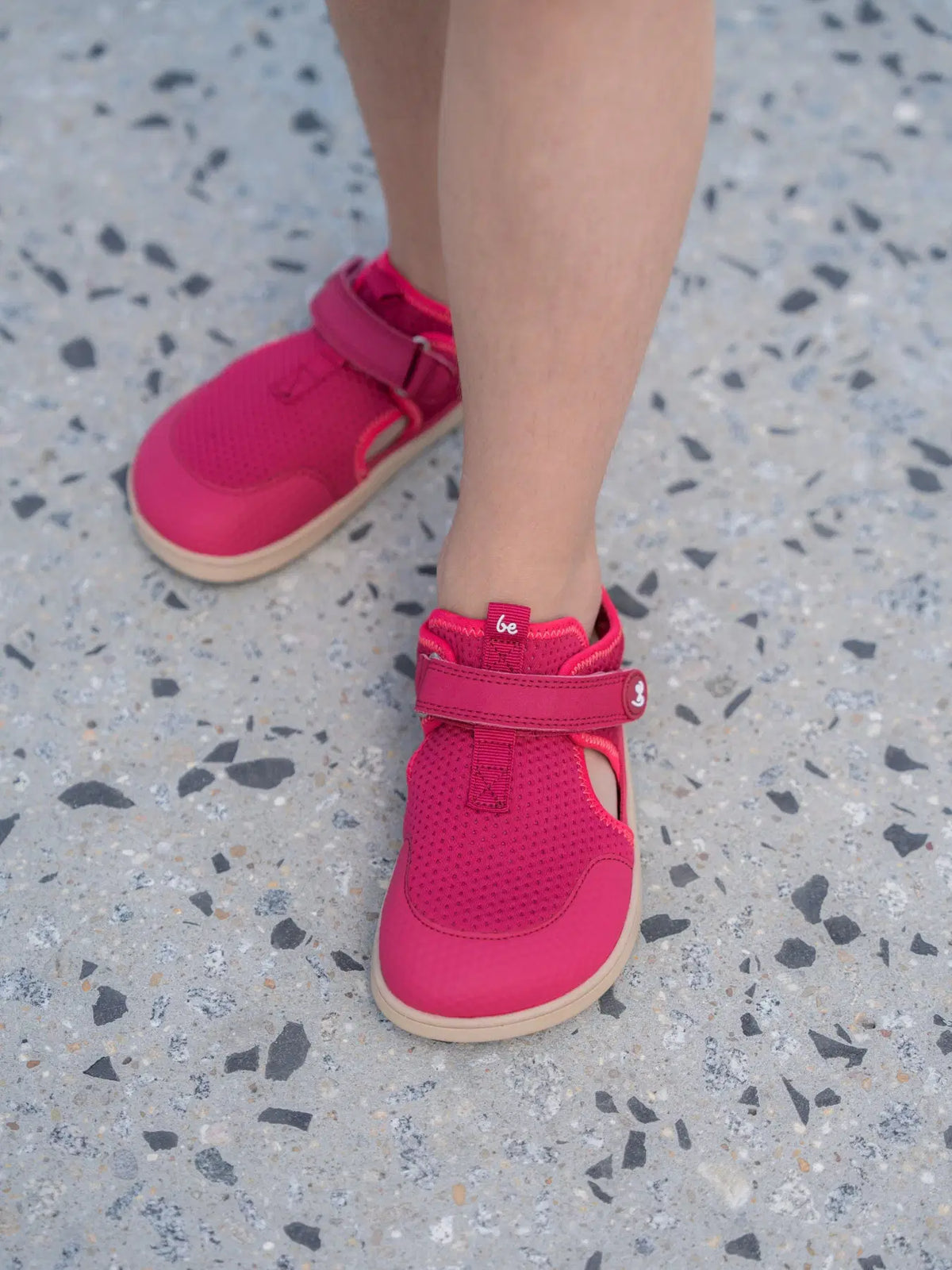 Kids barefoot sandals Zest Preschool - Berry