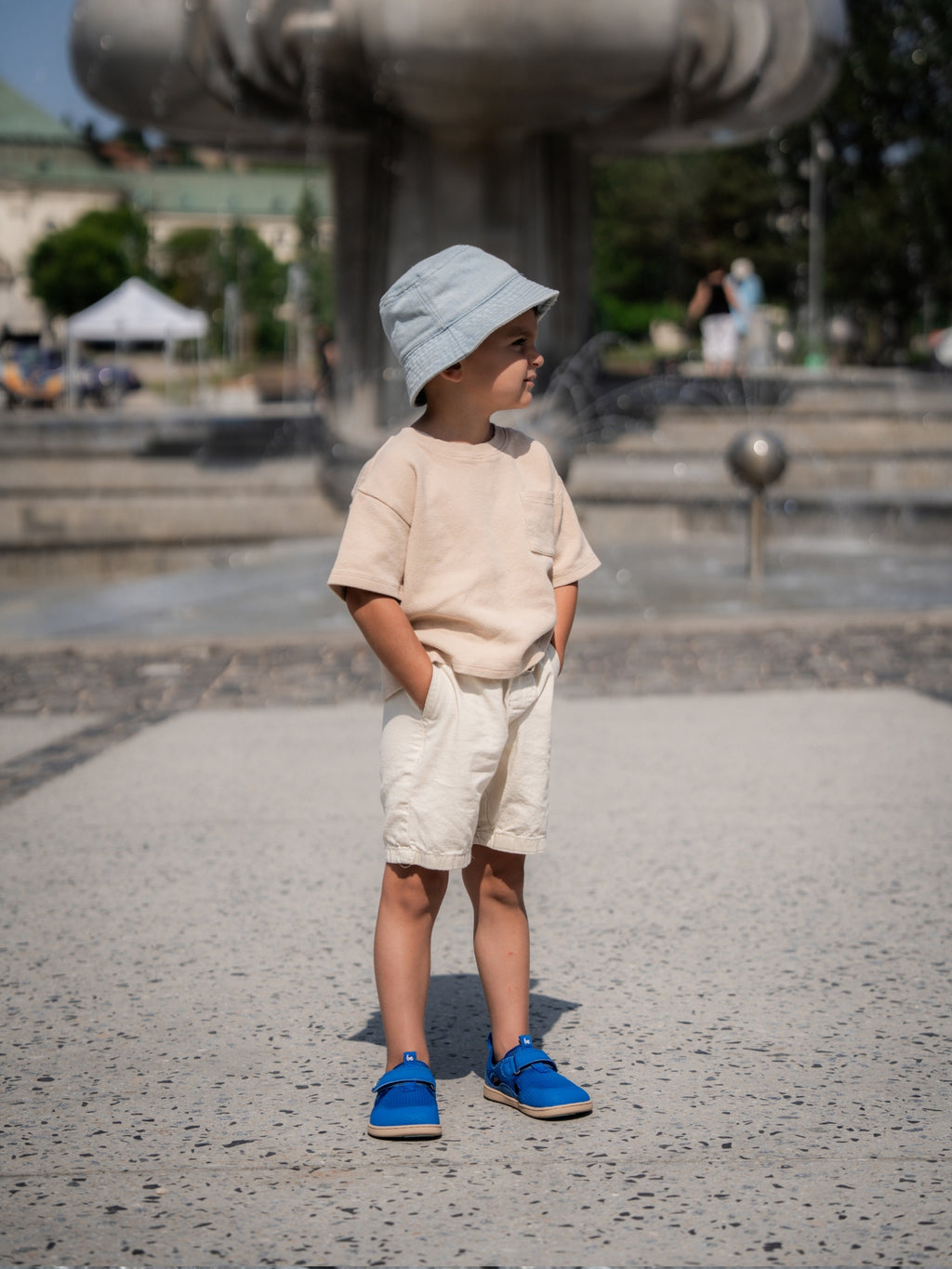 Kinder Barfußsandalen Zest Preschool - Blau