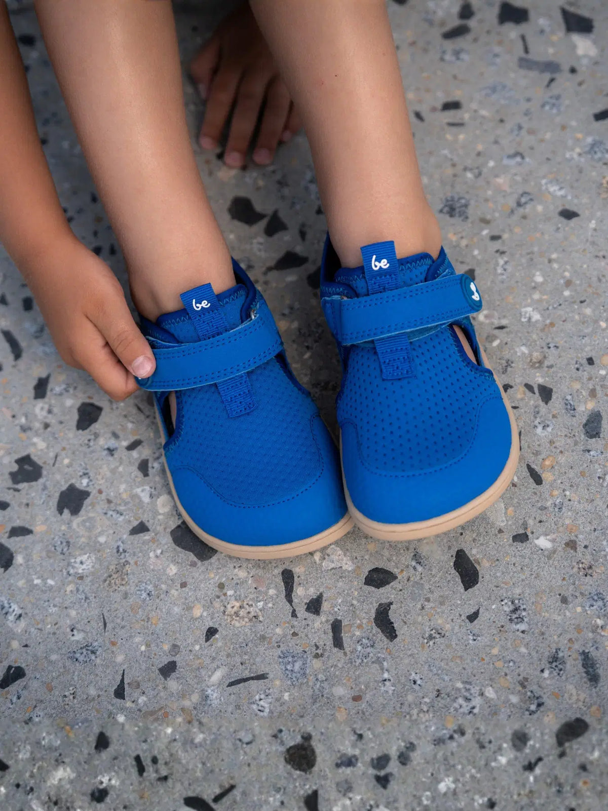 Kids barefoot sandals Zest Preschool - Blue