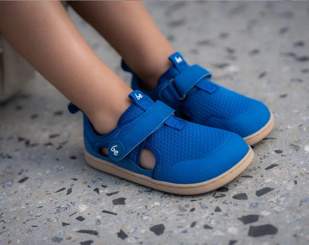 Kids barefoot sandals Zest Preschool - Blue