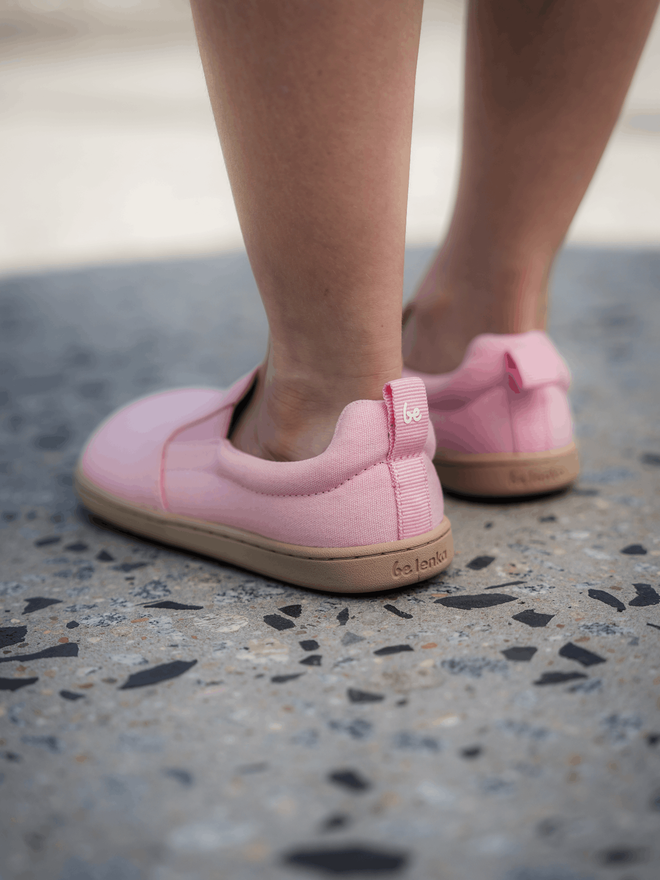 Kinder Barfuß Slip-on Schuhe Be Lenka Aura Preschool - Cotton Candy Pink