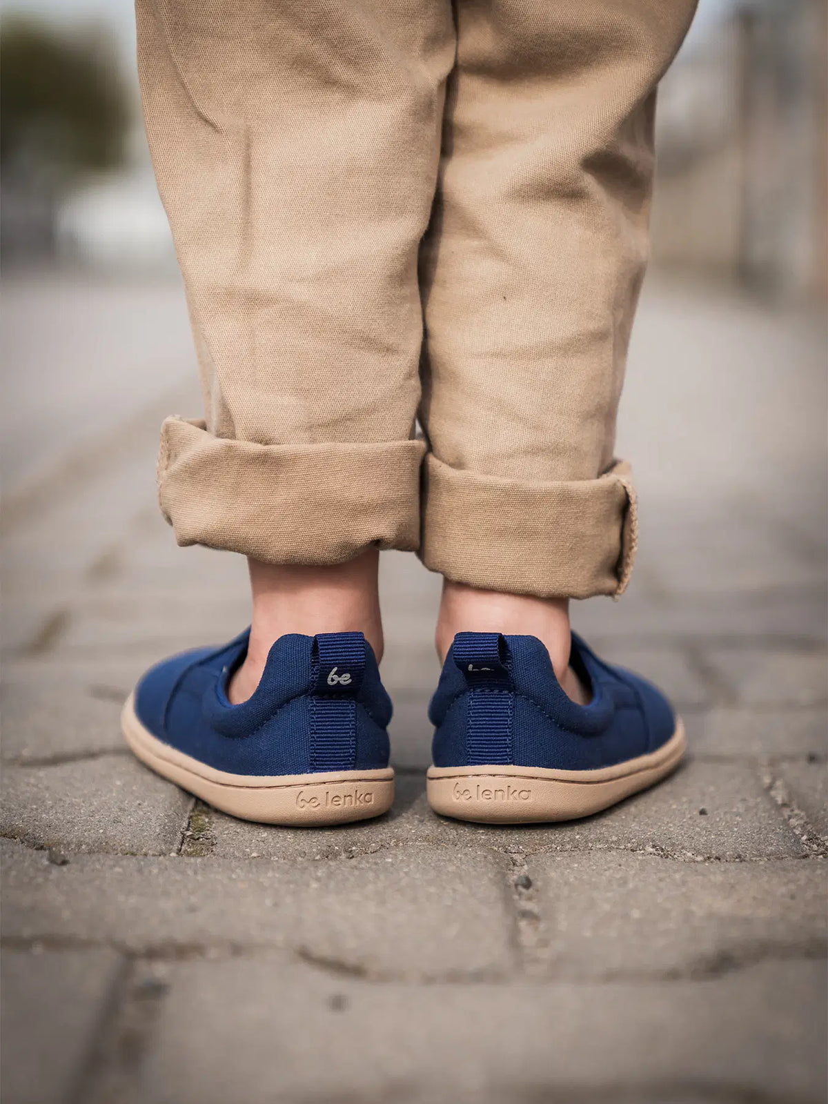 Kinder Barfuß Slip-on Schuhe Be Lenka Aura Preschool - Navy