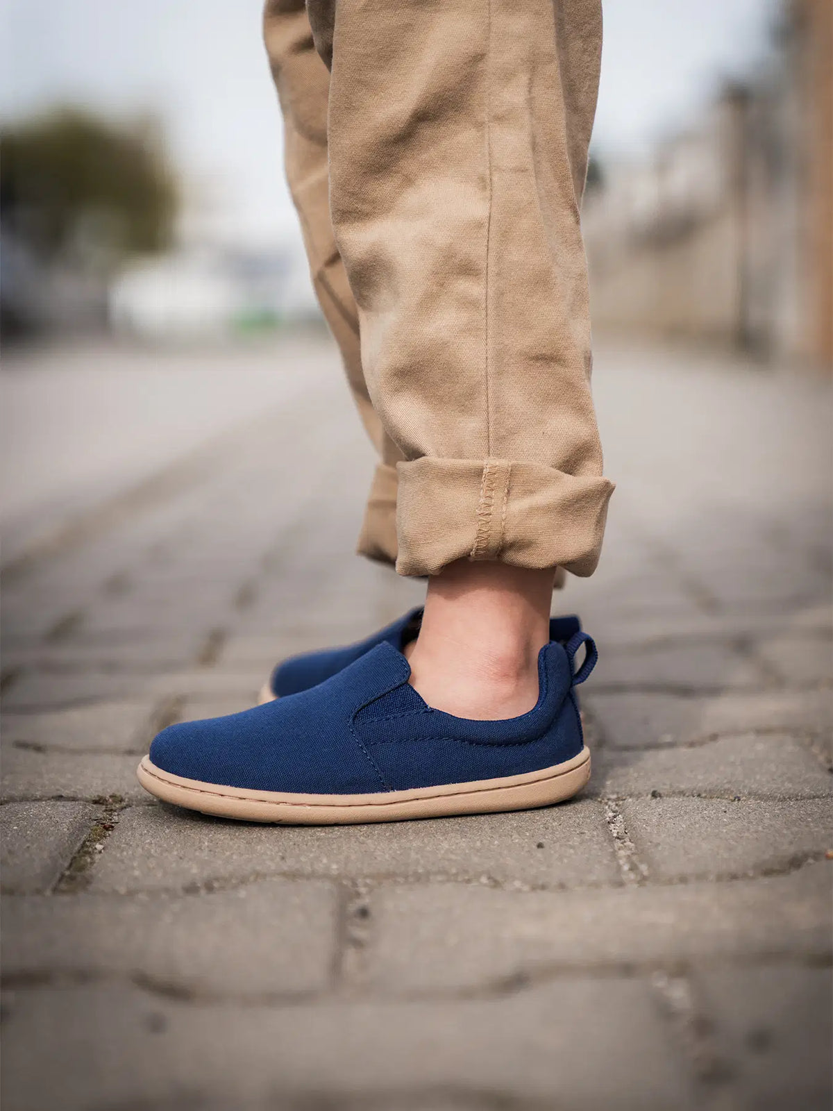 Kinder Barfuß Slip-on Schuhe Be Lenka Aura Preschool - Navy