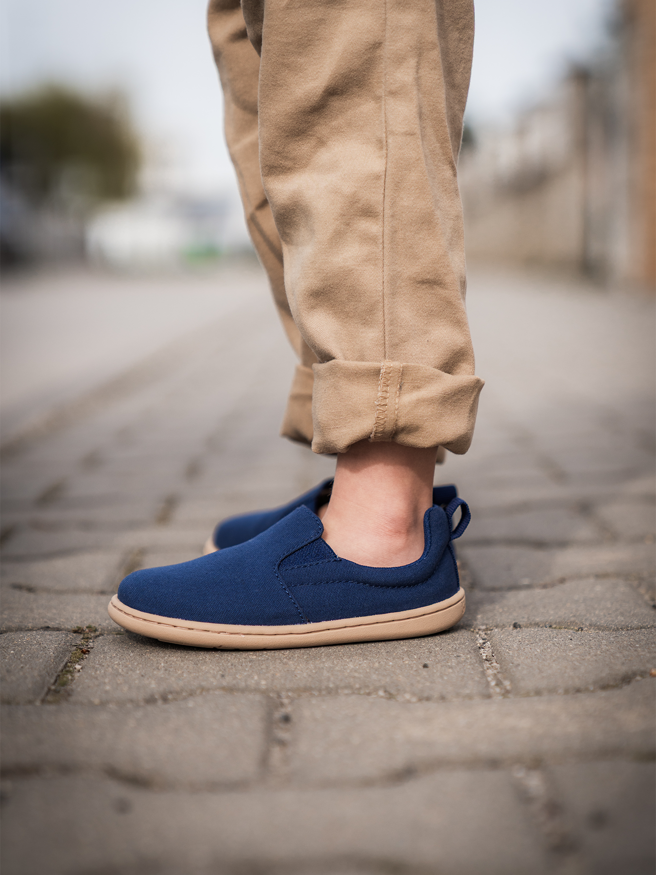Kinder Barfuß Slip-on Schuhe Be Lenka Aura Preschool - Navy