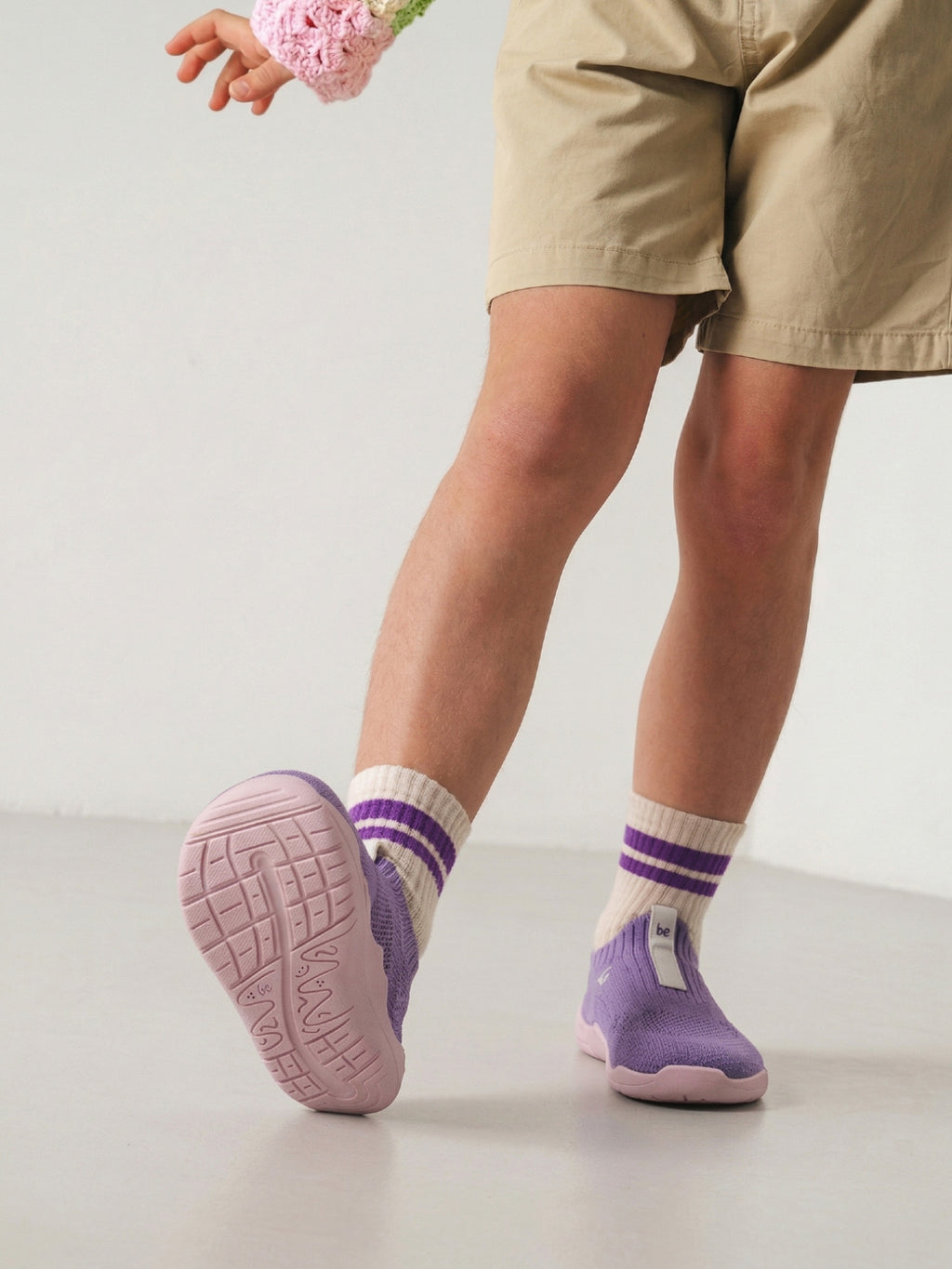 Kinder Barfuß Slip-on Schuhe Be Lenka Luppo Kids - Lila & Pink
