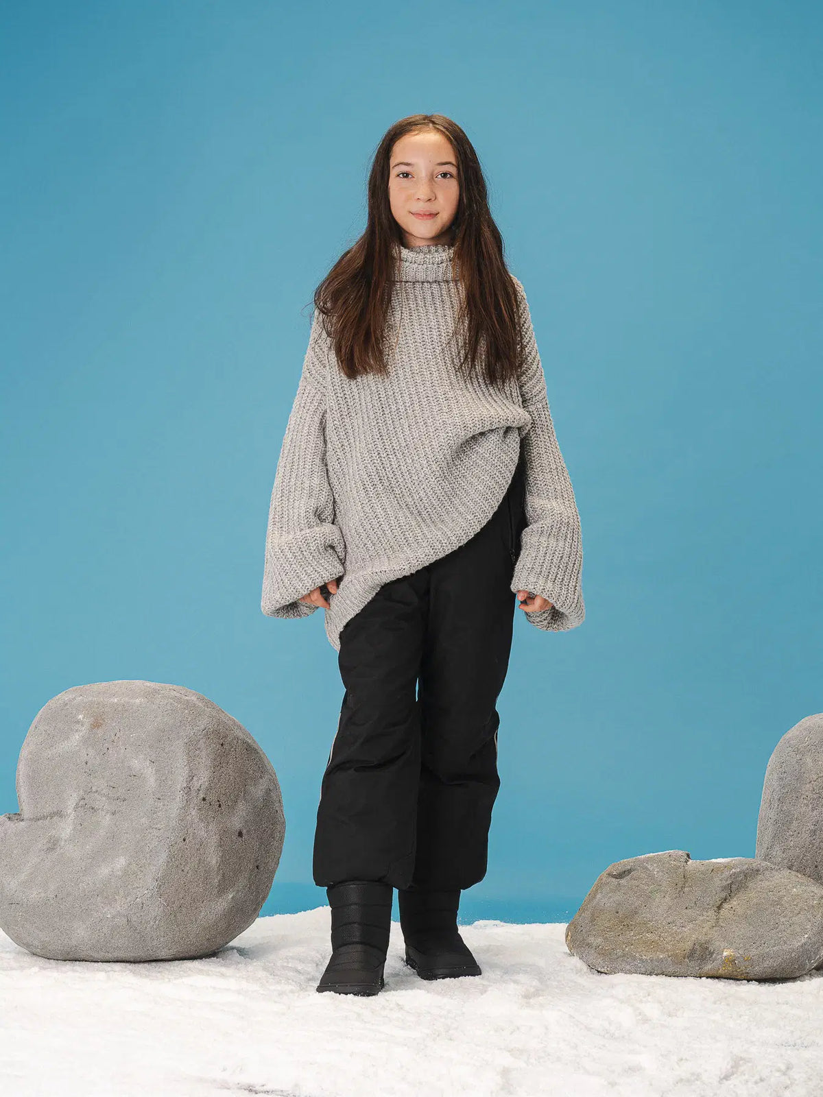 Kinder Barfuß-Schneestiefel Be Lenka Ailo Junior - Schwarz