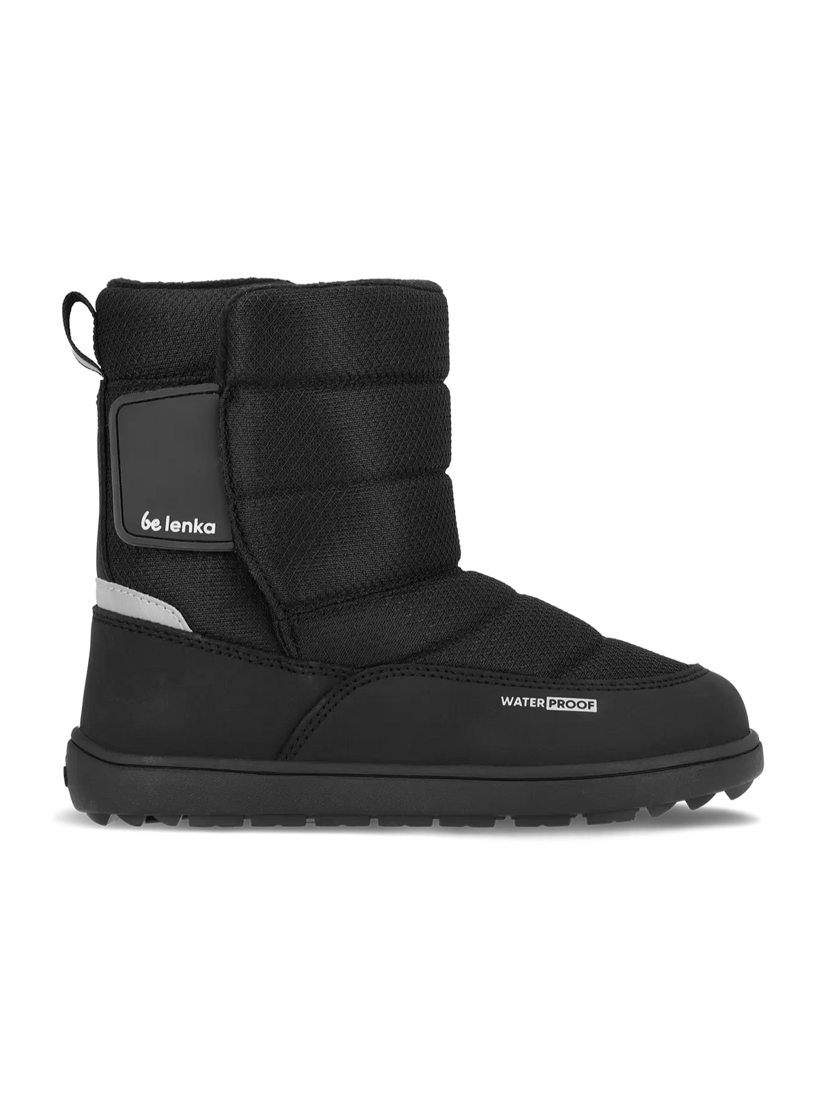 Kids barefoot snow boots Be Lenka Ailo Junior - All Black