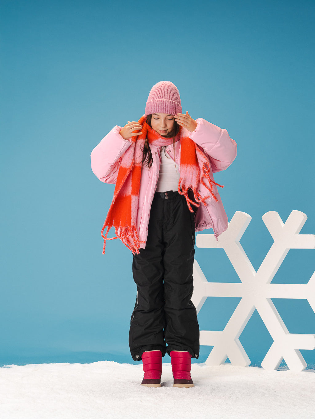 Kinder Barfuß Winterstiefel Be Lenka Ailo Junior - Berry