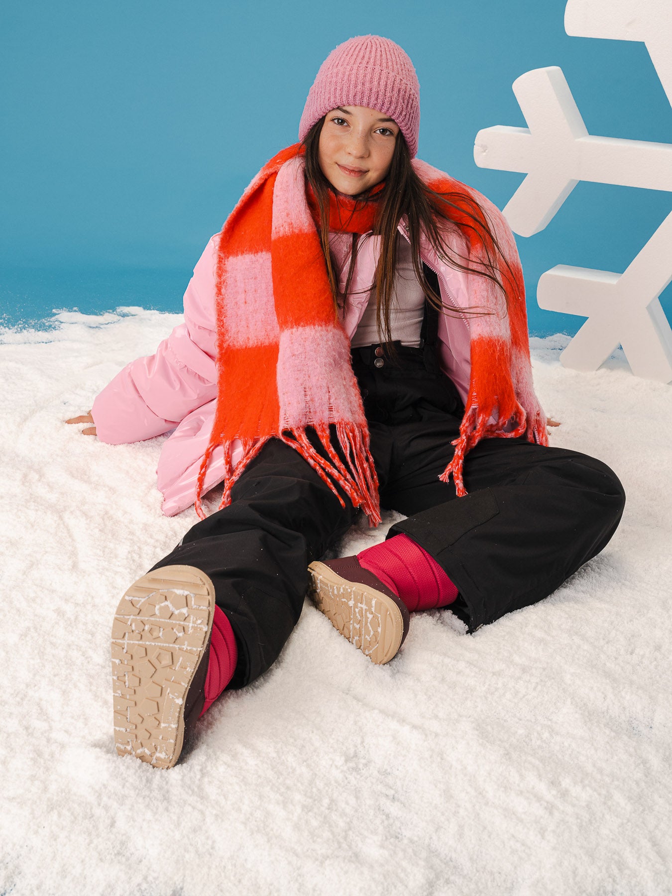 Kinder Barfuß Winterstiefel Be Lenka Ailo Junior - Berry