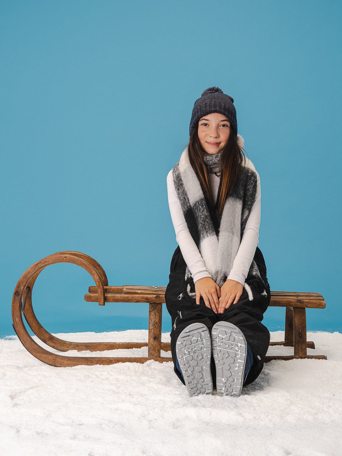 Kinder Barfuß Winterstiefel Be Lenka Ailo Junior - Dark Blue