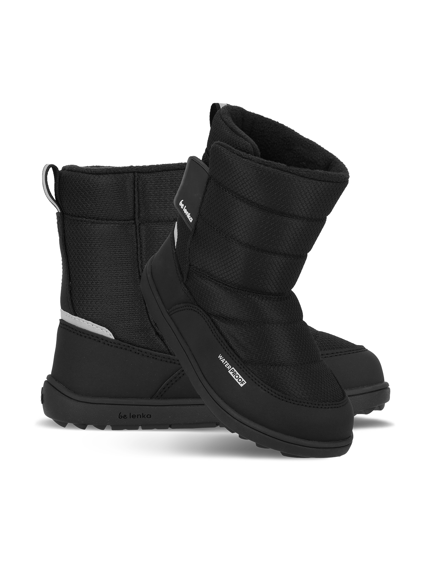 Kinder Barfuß-Schneestiefel Be Lenka Ailo Junior - Schwarz
