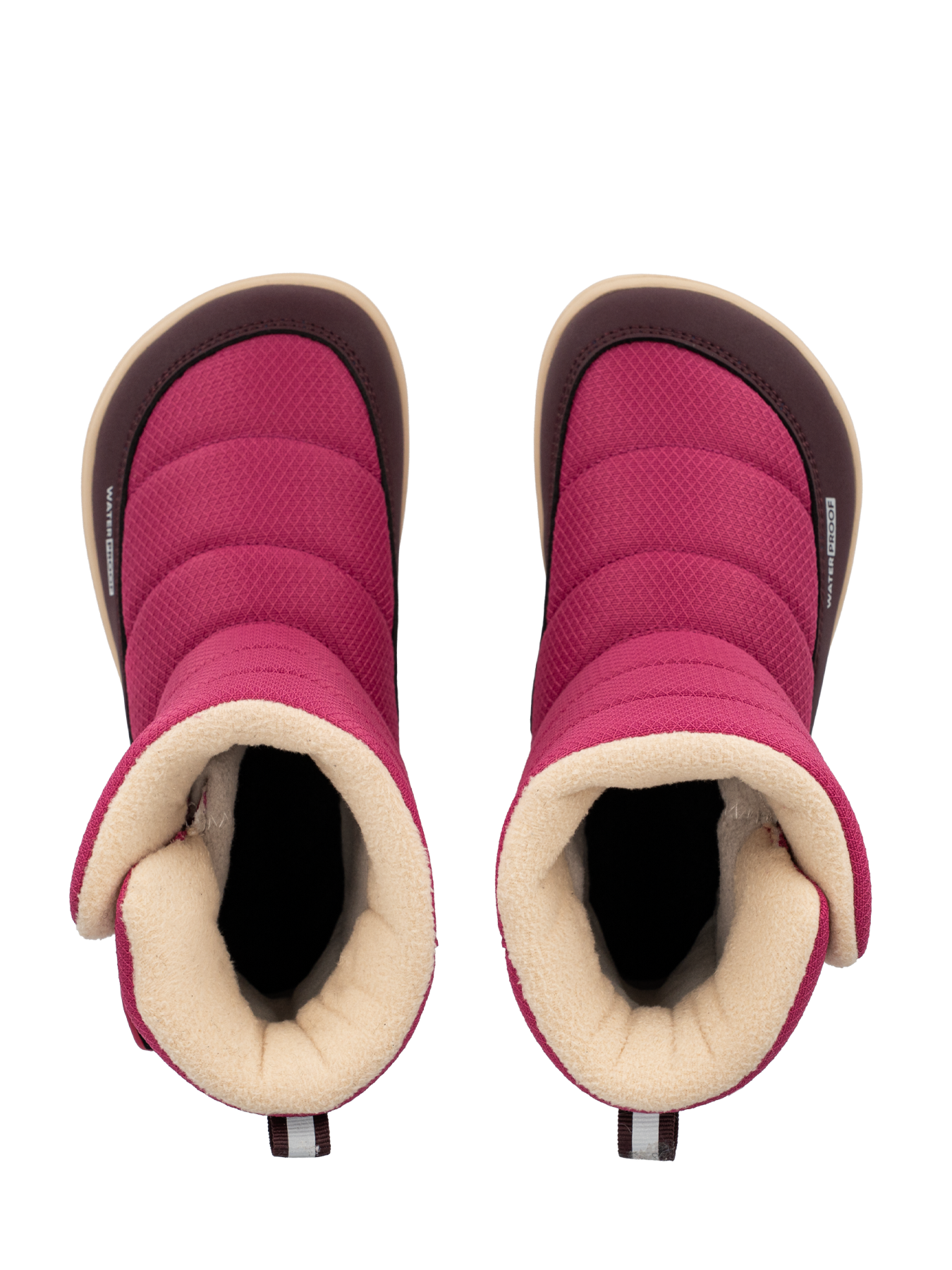 Kinder Barfuß Winterstiefel Be Lenka Ailo Junior - Berry