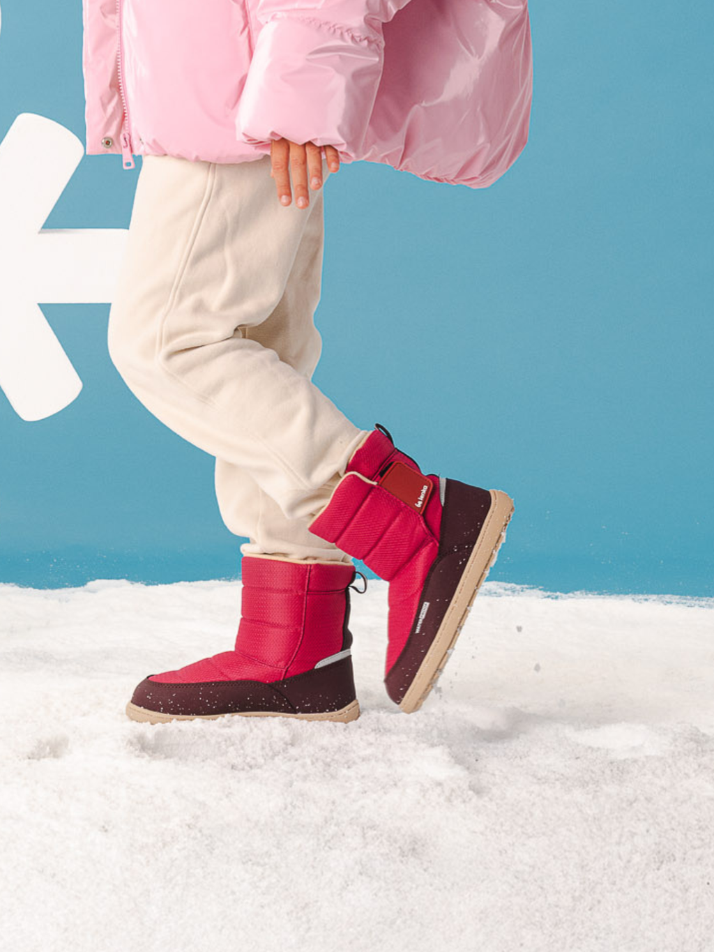 Kinder Barfuß Winterstiefel Be Lenka Ailo Kids - Berry