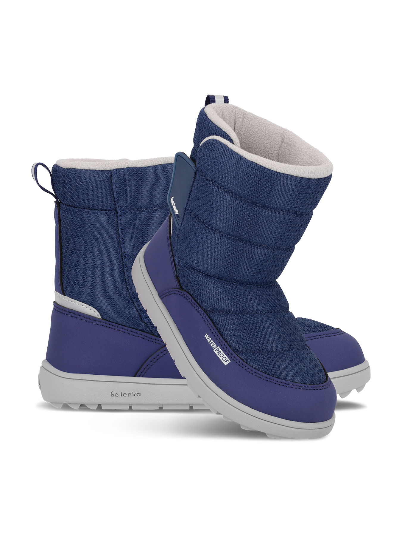 Kinder Barfuß Winterstiefel Be Lenka Ailo Junior - Dark Blue