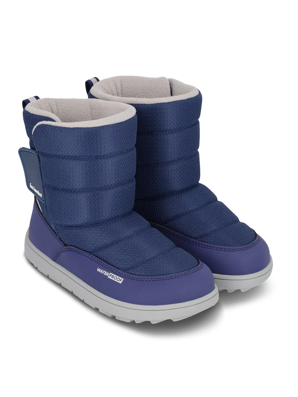 Kids barefoot snow boots Be Lenka Ailo Junior - Dark Blue