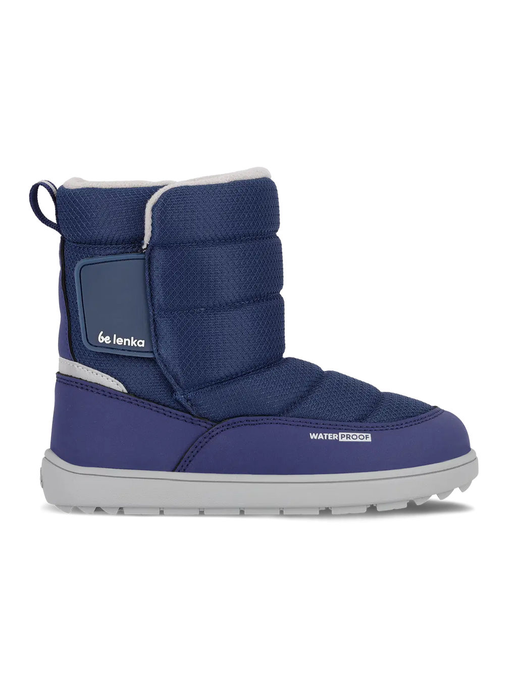 Kids barefoot snow boots Be Lenka Ailo Kids - Dark Blue
