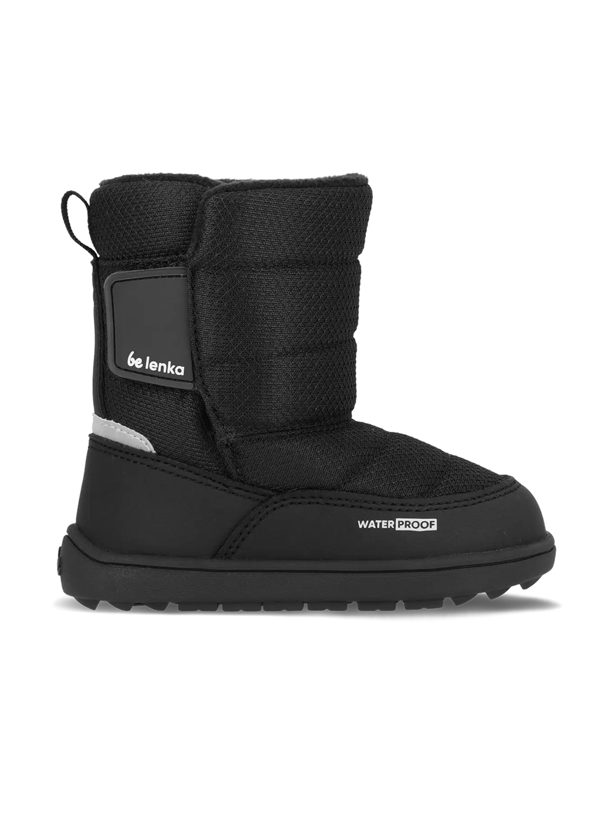 Kids barefoot snow boots Be Lenka Ailo Preschool - All Black