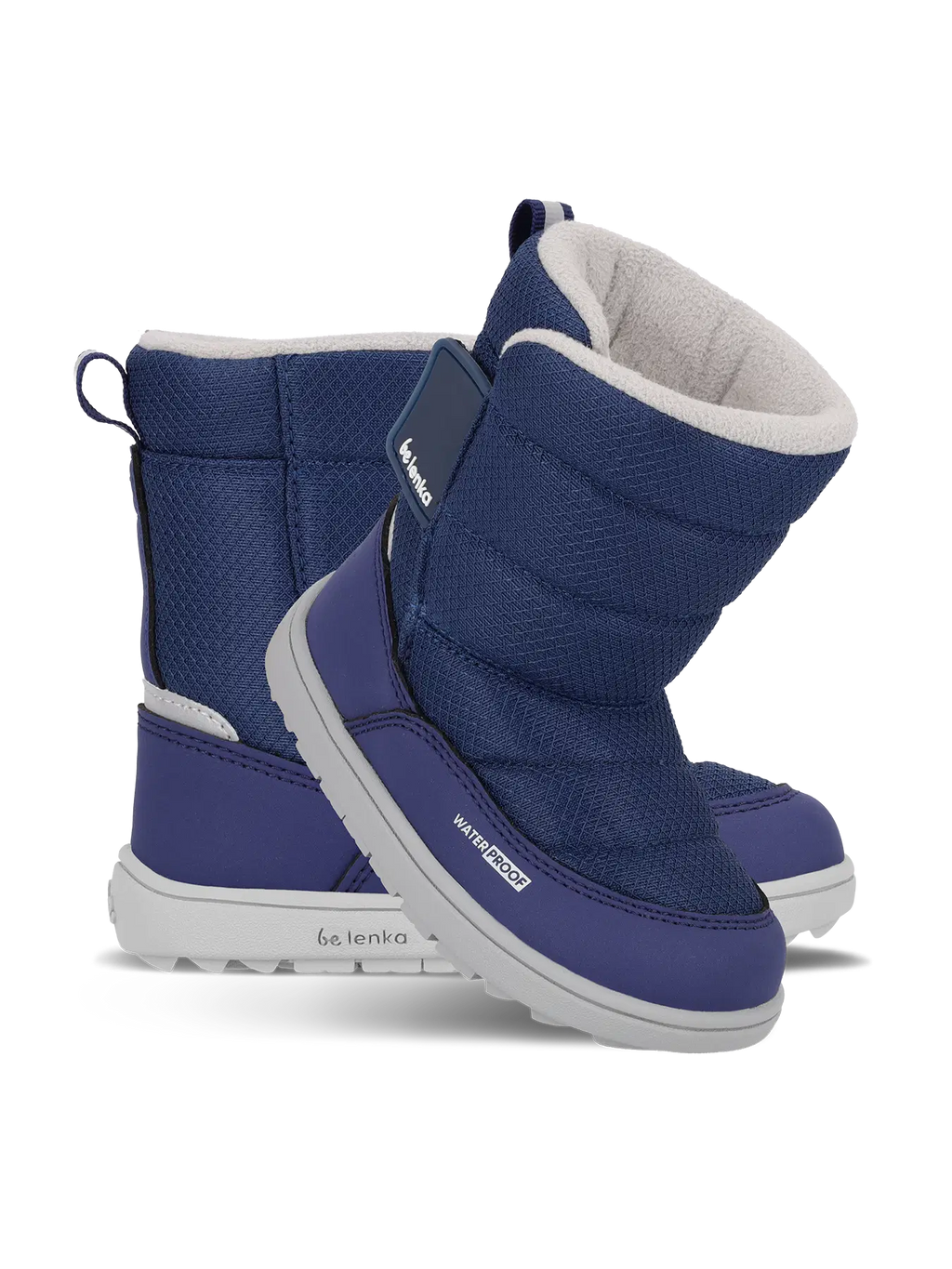 Kids barefoot snow boots Be Lenka Ailo Preschool - Dark Blue