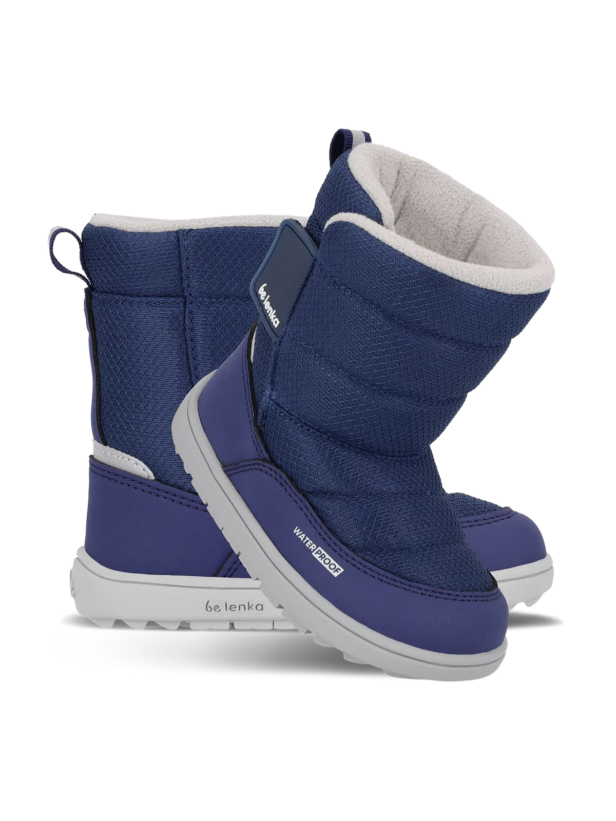 Kids barefoot snow boots Be Lenka Ailo Preschool - Dark Blue