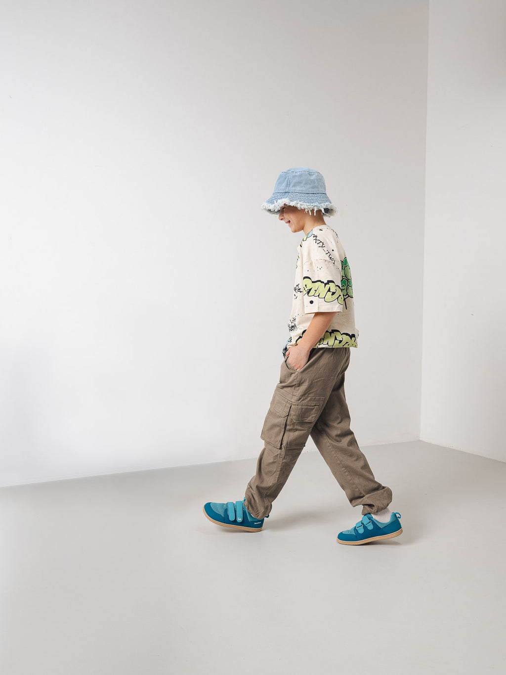 Barfußschuhe für Kinder Be Lenka Bounty Junior - Aqua