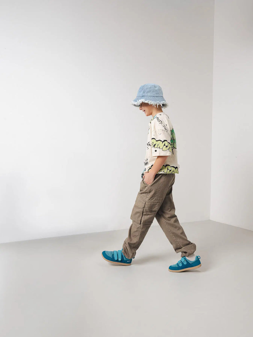 Barfußschuhe für Kinder Be Lenka Bounty Junior - Aqua
