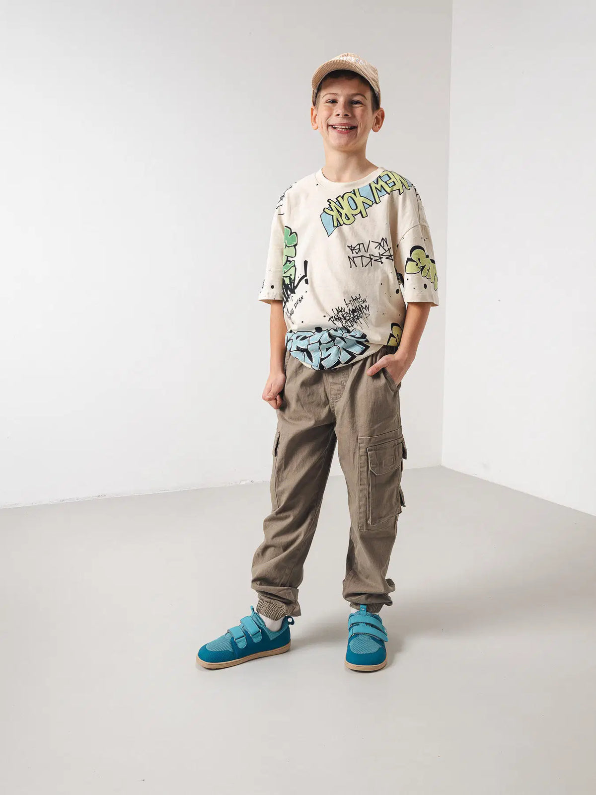 Barfußschuhe für Kinder Be Lenka Bounty Junior - Aqua