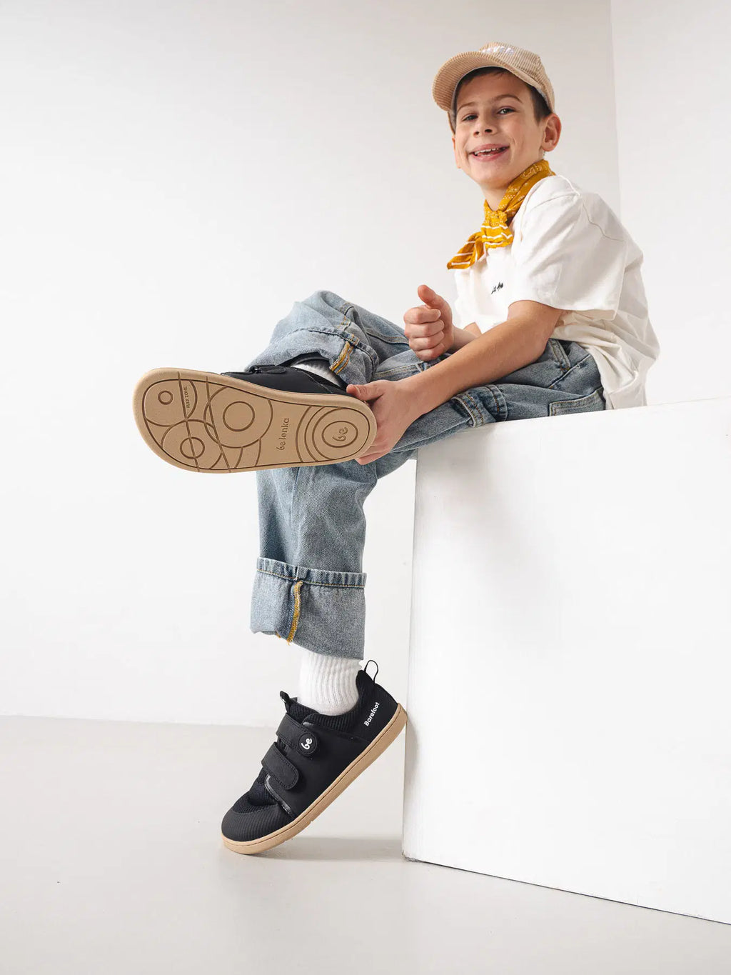 Kinder Barfußschuhe Be Lenka Bounty Junior - Schwarz