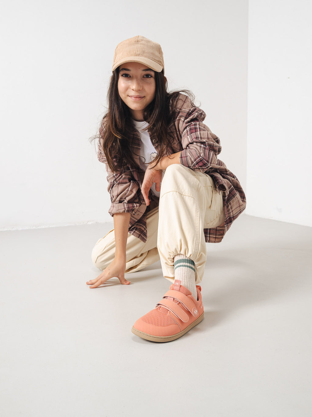 Barfußschuhe für Kinder Be Lenka Bounty Junior - Coral Pink