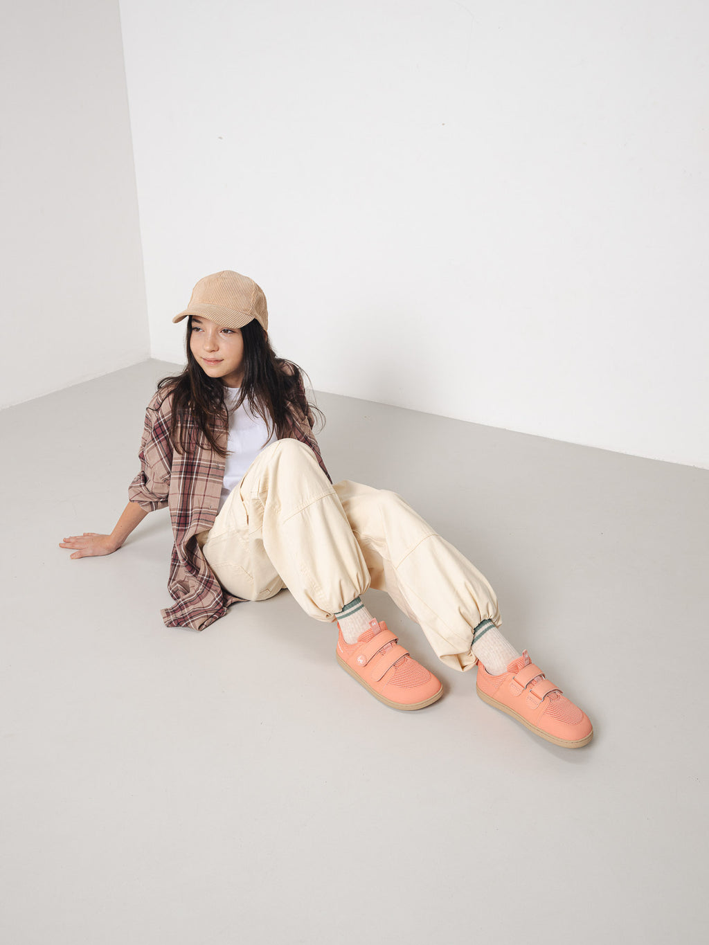 Barfußschuhe für Kinder Be Lenka Bounty Junior - Coral Pink