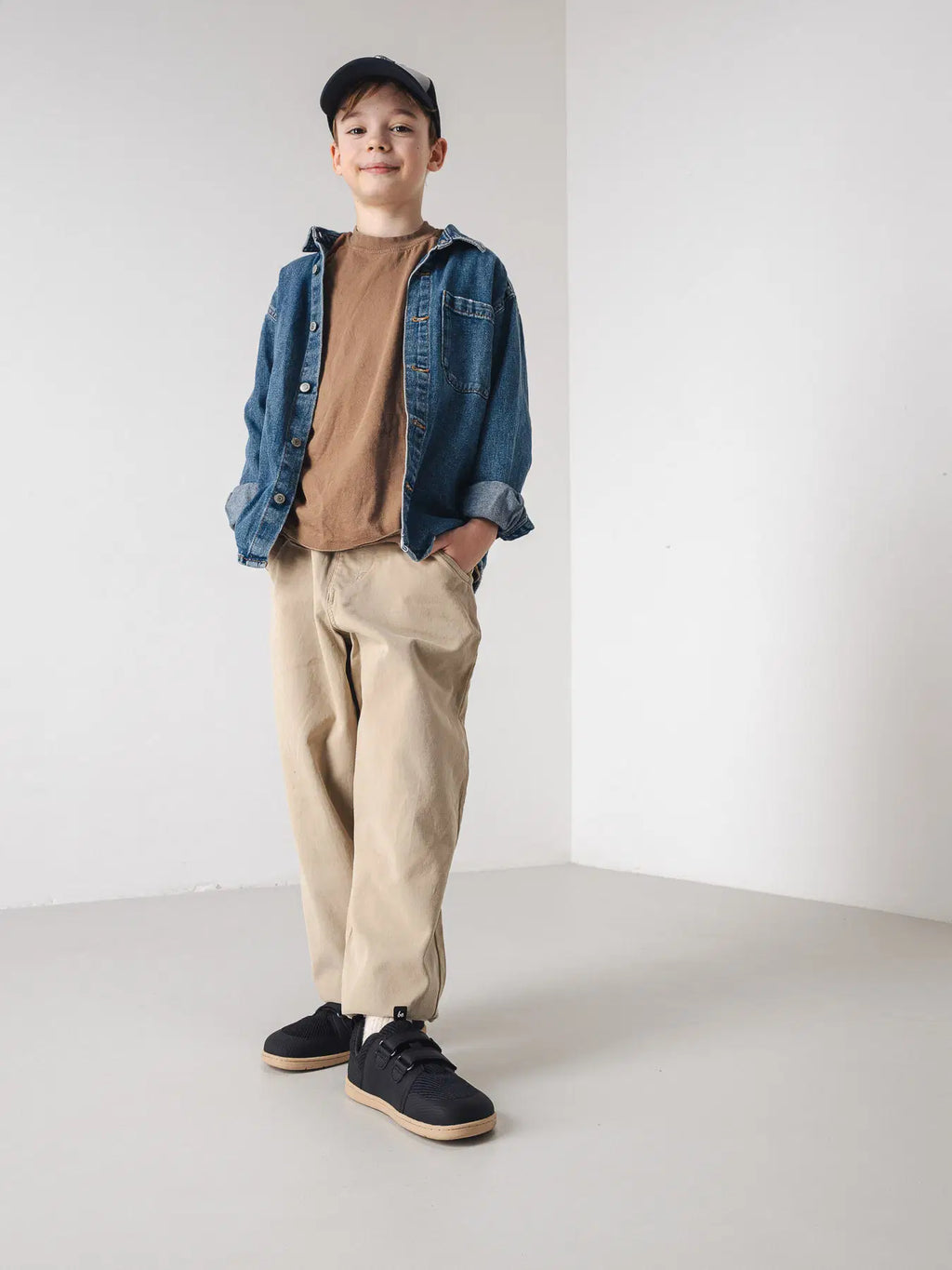 Kinder Barfuß Sneaker Be Lenka Bounty Kids - Schwarz