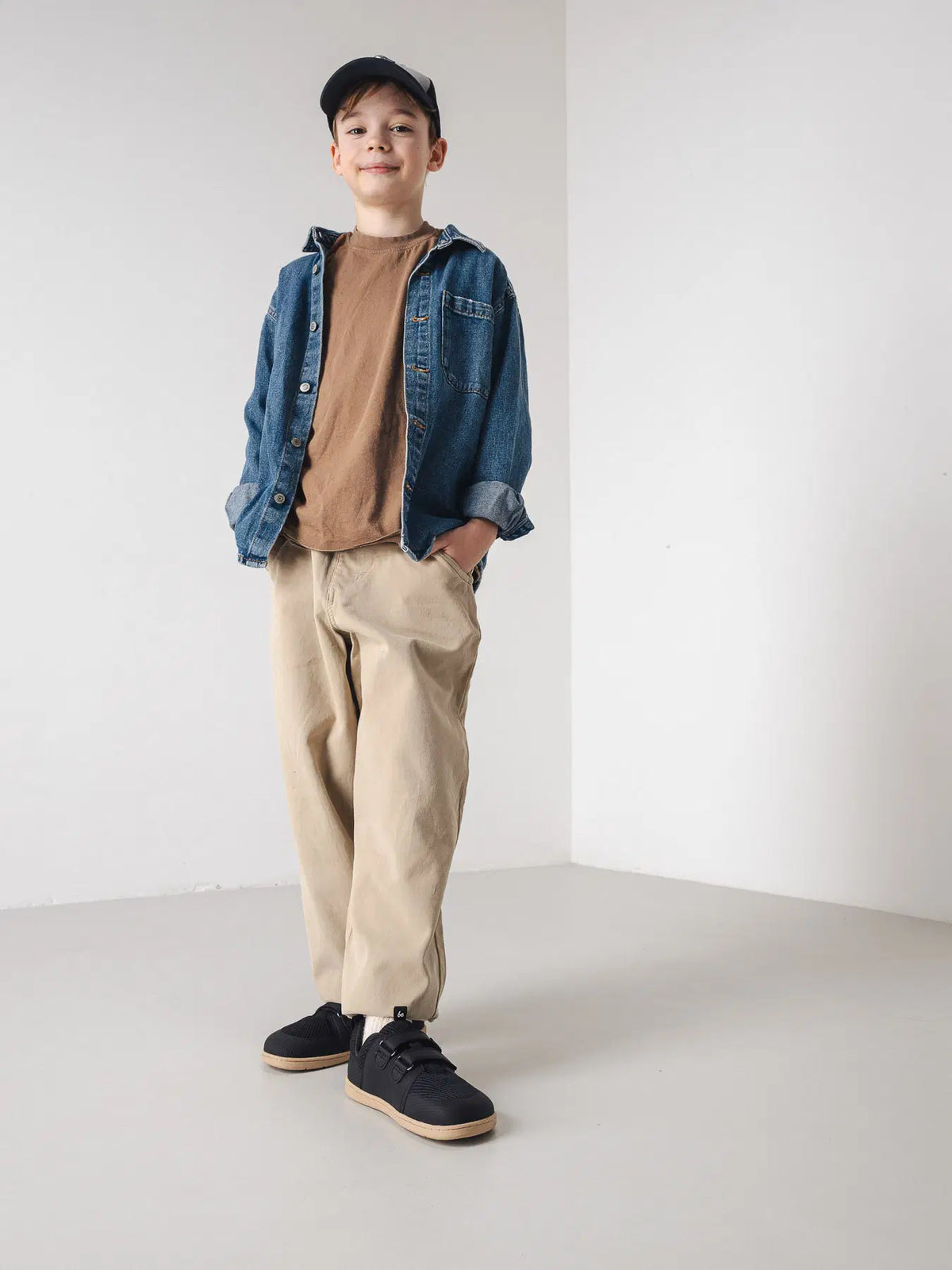 Kinder Barfuß Sneaker Be Lenka Bounty Kids - Schwarz