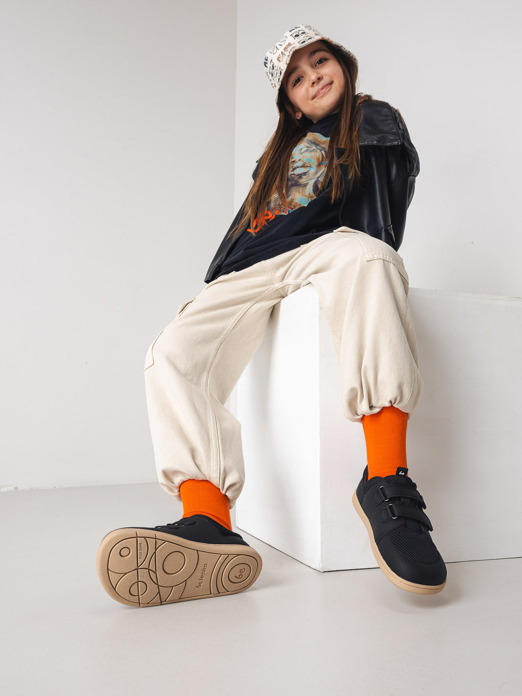 Kinder Barfuß Sneaker Be Lenka Bounty Kids - Schwarz