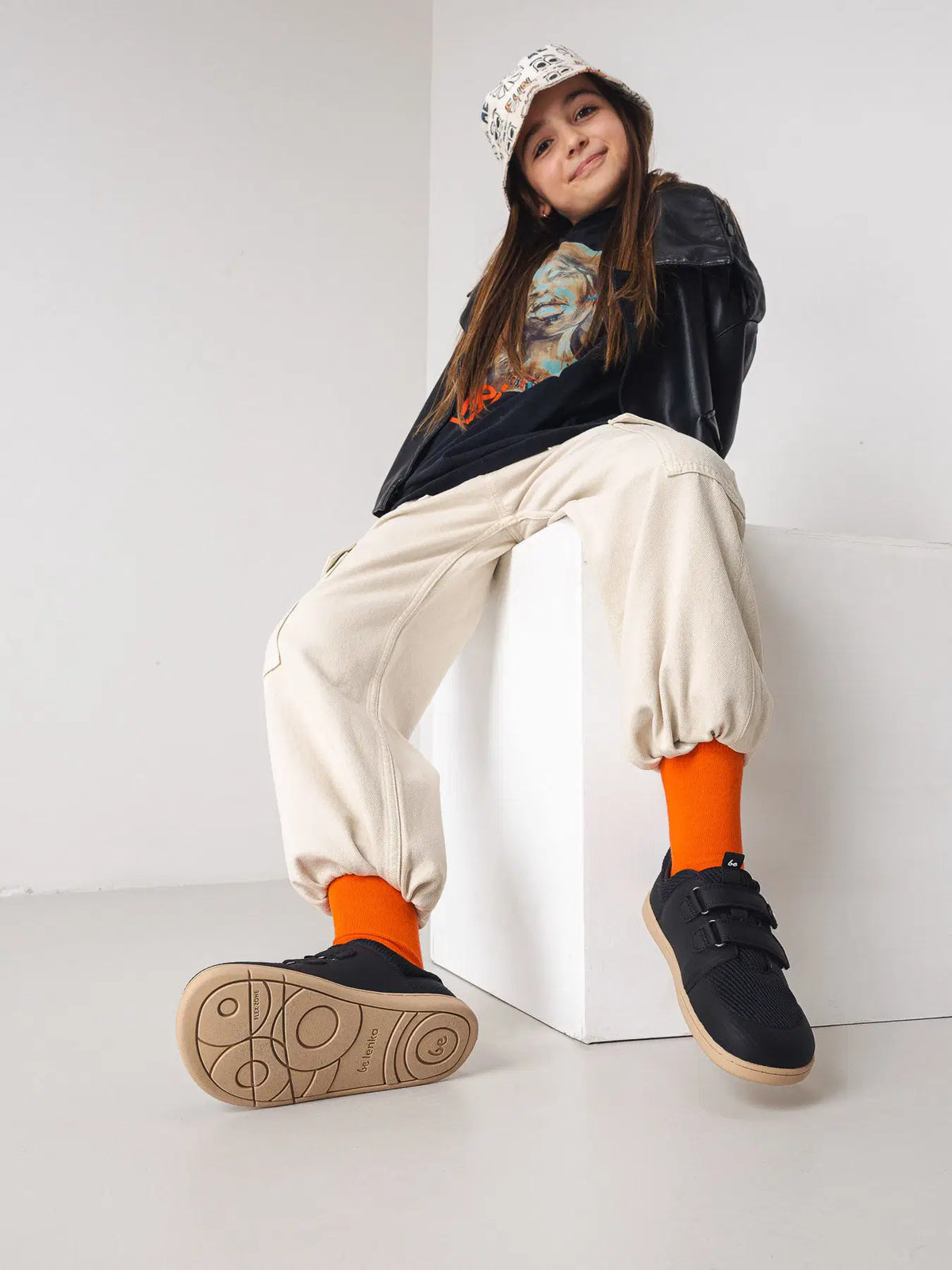 Kinder Barfuß Sneaker Be Lenka Bounty Kids - Schwarz