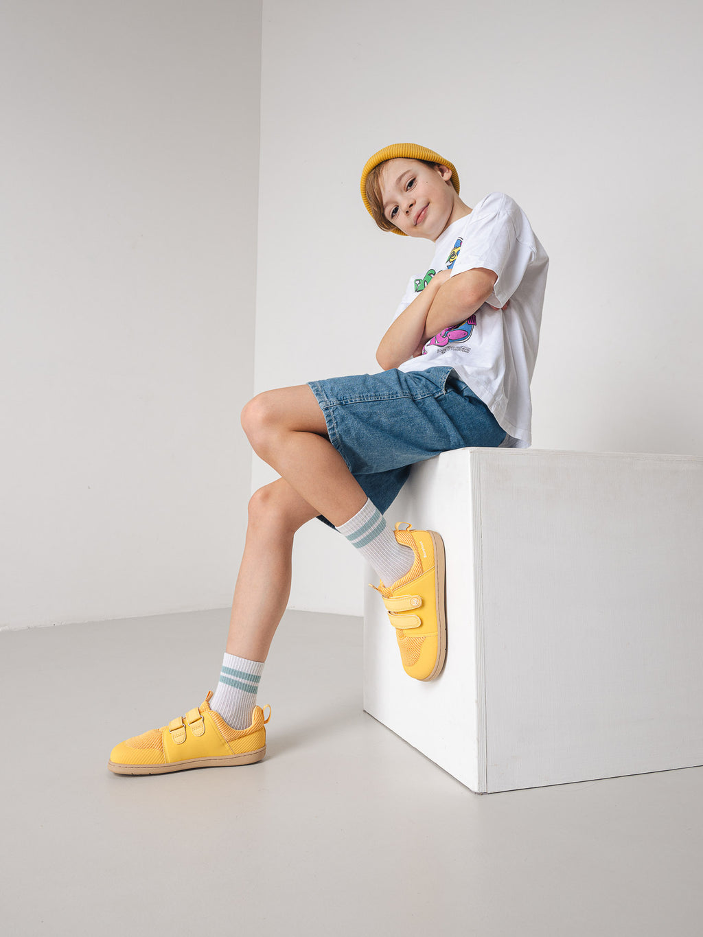 Kinder Barfußschuhe Be Lenka Bounty Kids - Gelb