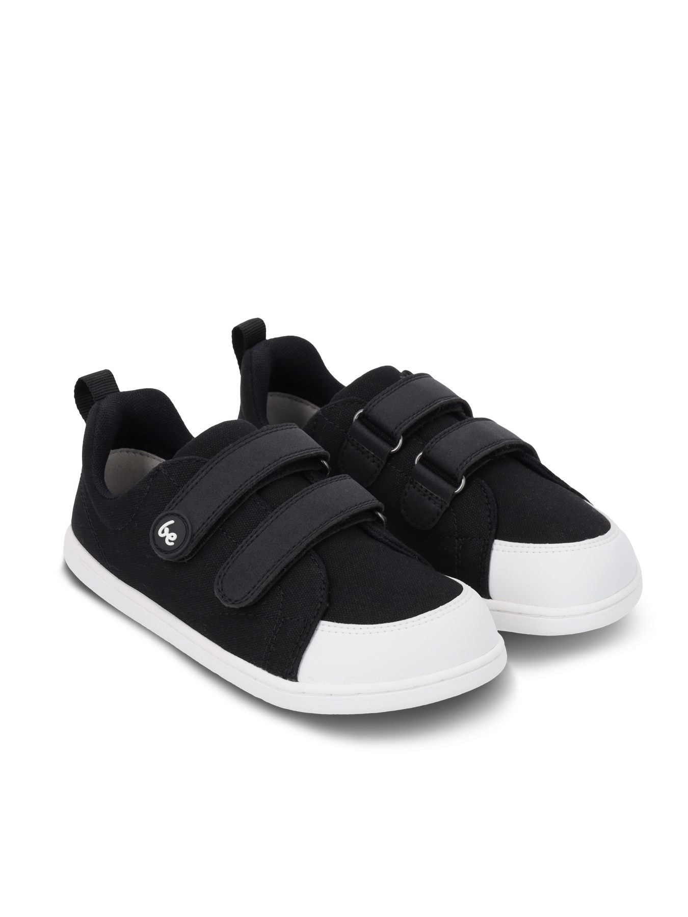 Kinder Barfußschuhe Be Lenka Canvi Kids - Schwarz & Weiß